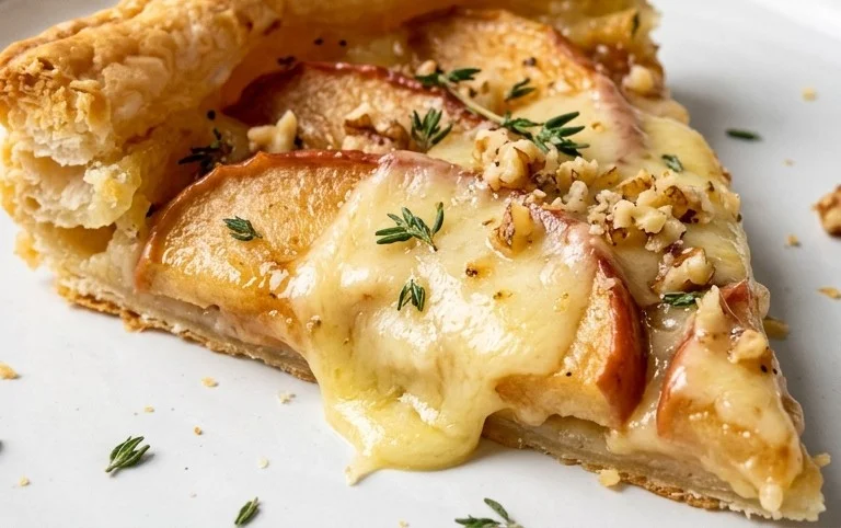 5 Ingredient Apple and White Cheddar Tart