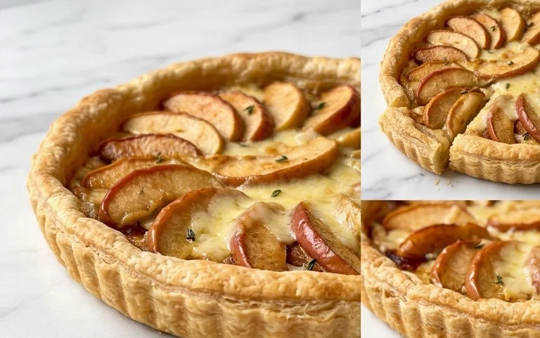 Apple-Cheddar-Tart: Süß & Herzhaft in Zutaten