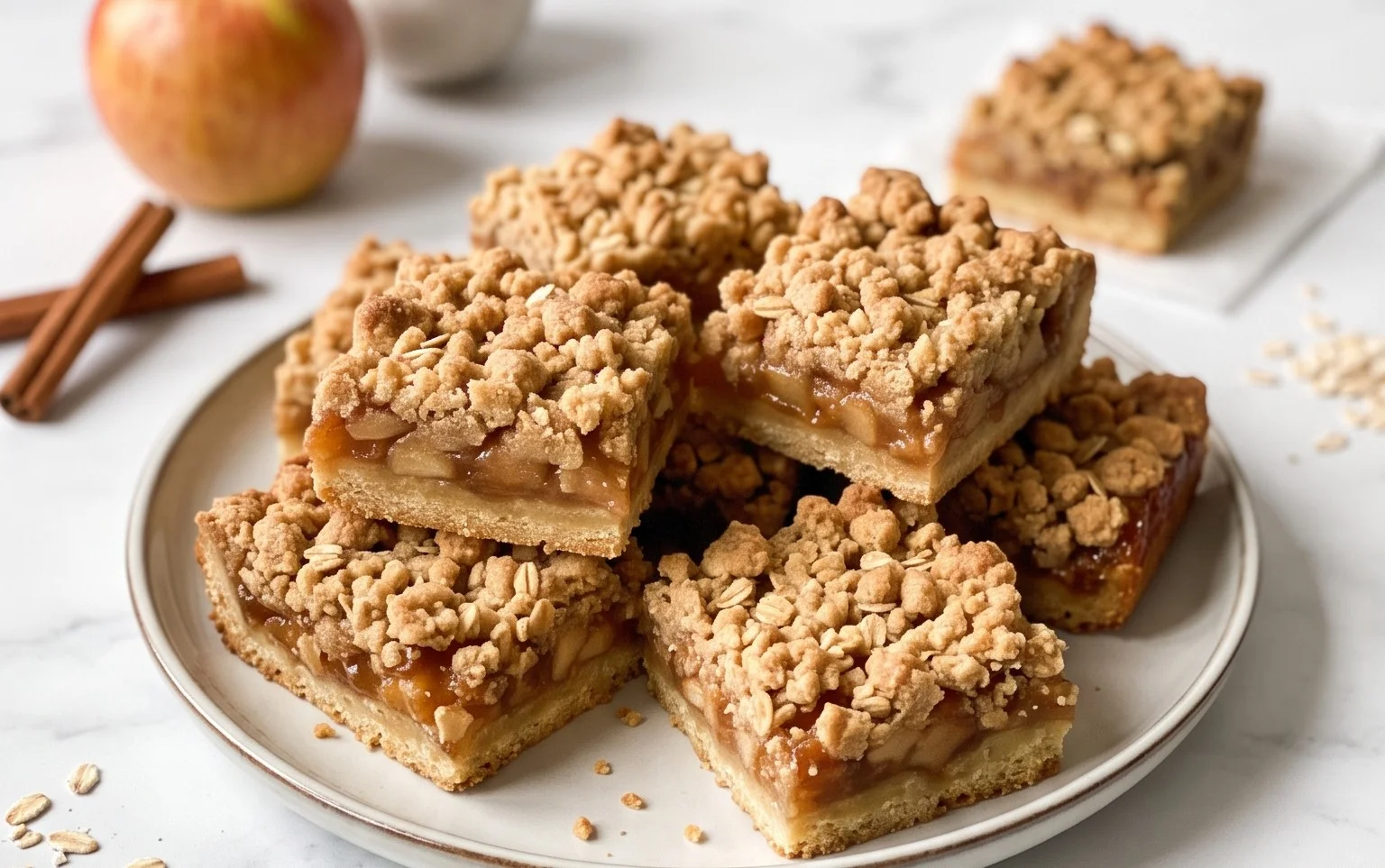 Apple Crumb Bars: Saftige Apfel-Streuselkuchen