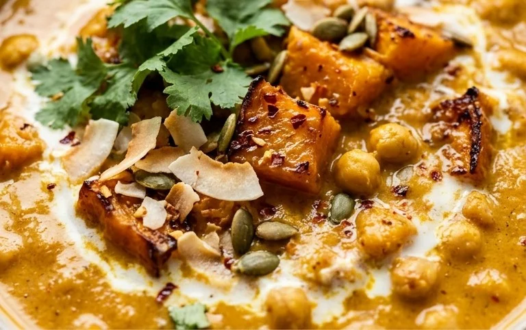 Kürbis-Curry mit Kokosmilch