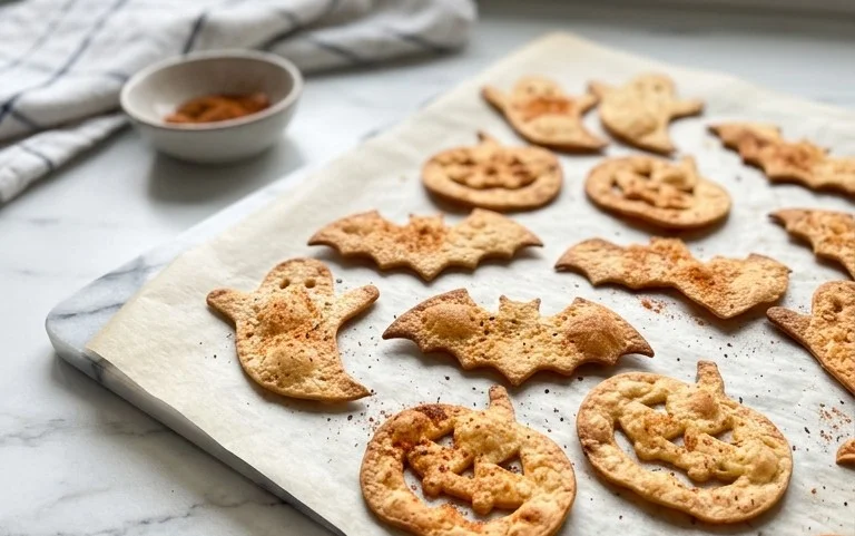 Spooky Baked Halloween Chips: Knusprige DIY-Snack-Idee