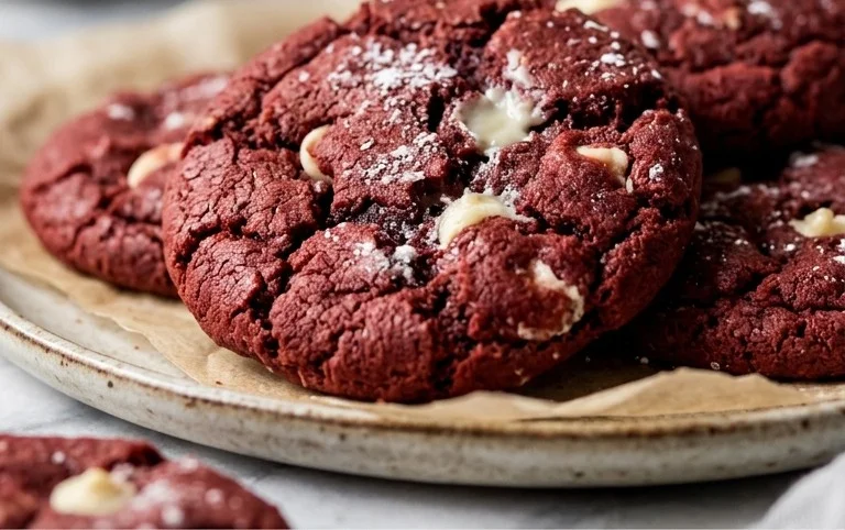 Red Velvet Cake Mix Cookies