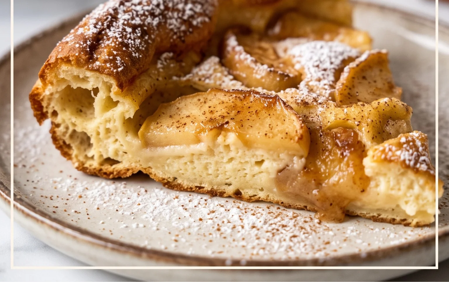Apfelpfannkuchen – so fluffig & lecker