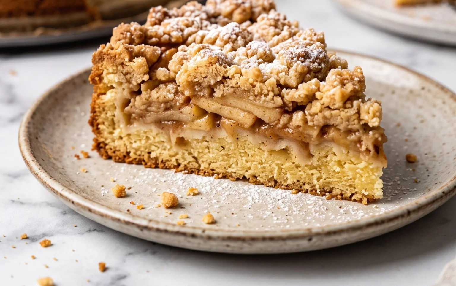Omas Apfelkuchen mit Streusel (Apfelkrümel)