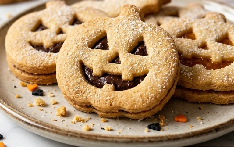 Halloween Shortbread Cookies