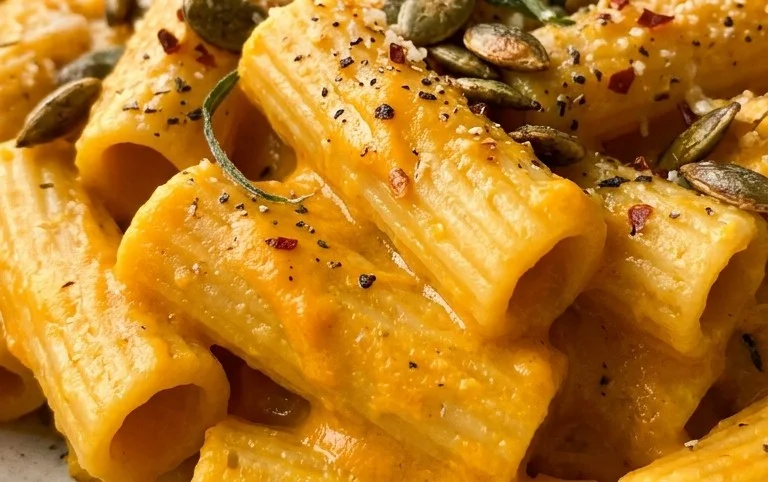 10-Minute Vegan Pumpkin Pasta