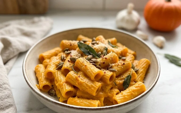 10-Minuten Kürbis Pasta: Vegan, Cremig & Schnell
