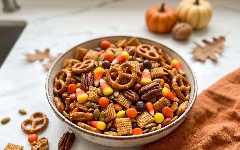 Hausgemachter Fall Snack Mix: Herbstliches Knusper-Rezept
