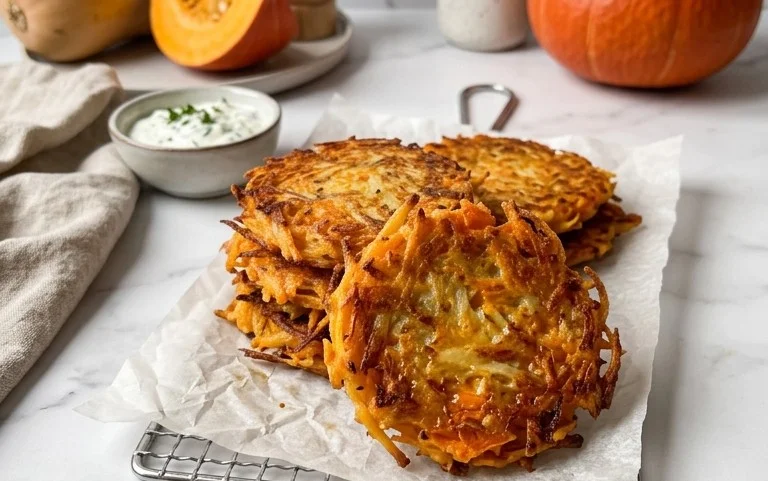 Kürbis Kartoffel Puffer: Knuspriges Herbst Rezept