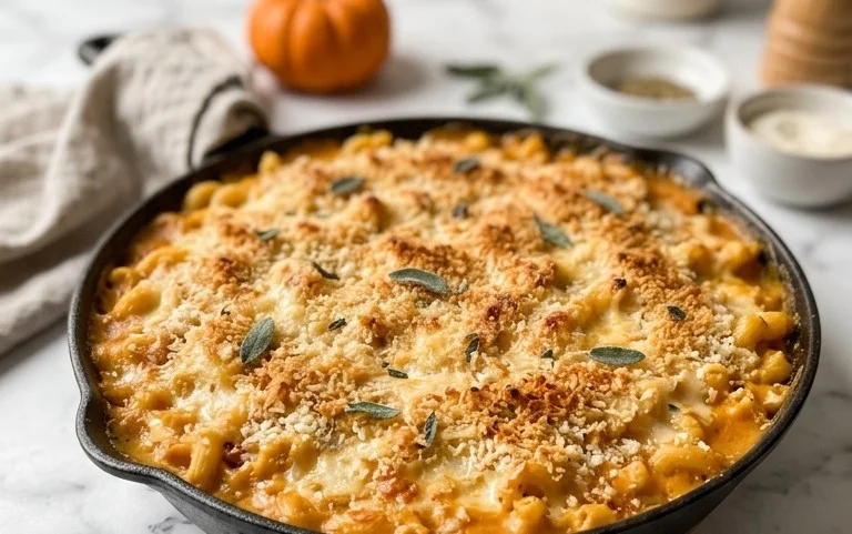 Cremiges Pumpkin Mac + Cheese: Das beste Herbst-Rezept