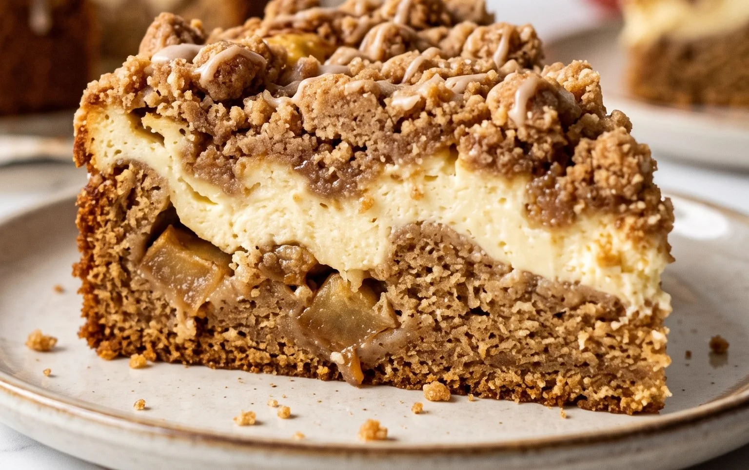 Cream Cheese Apple Coffee Cake