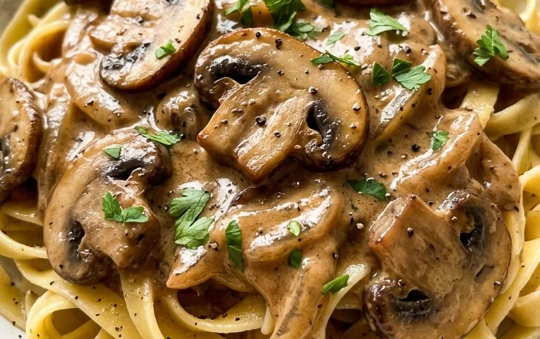 Mushroom Stroganoff