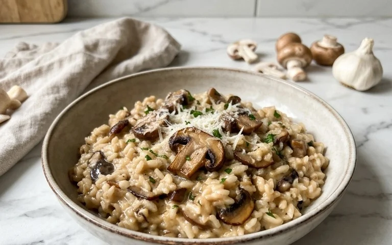 Cremiges Pilzrisotto: Einfach zubereitet und gelingsicher