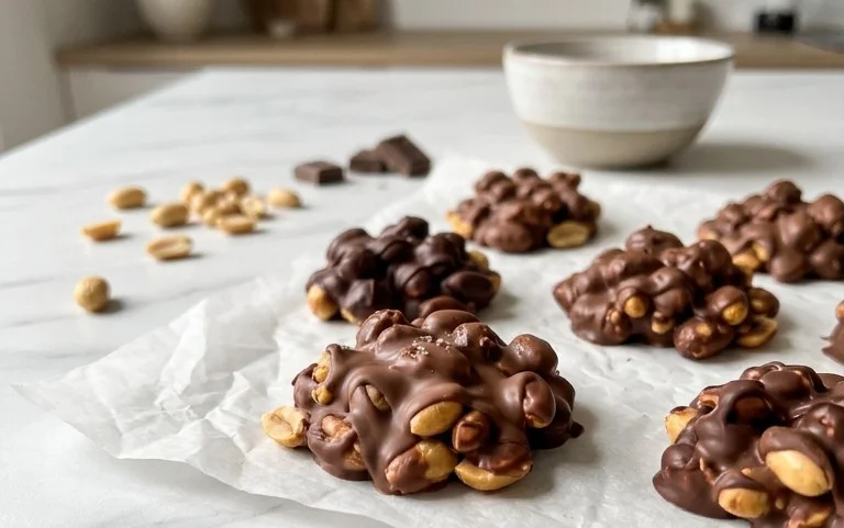 Crock Pot Candy: Cremige Erdnuss-Schoko-Leckerei