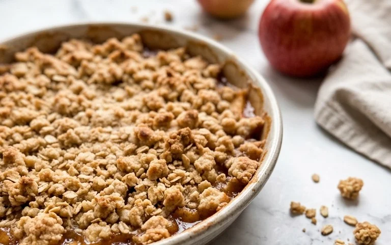 Klassischer Apple-Crumble: Knusprig backen wie ein Profi