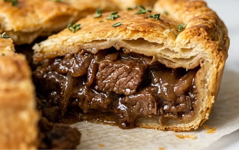 Steak And Onion Pie