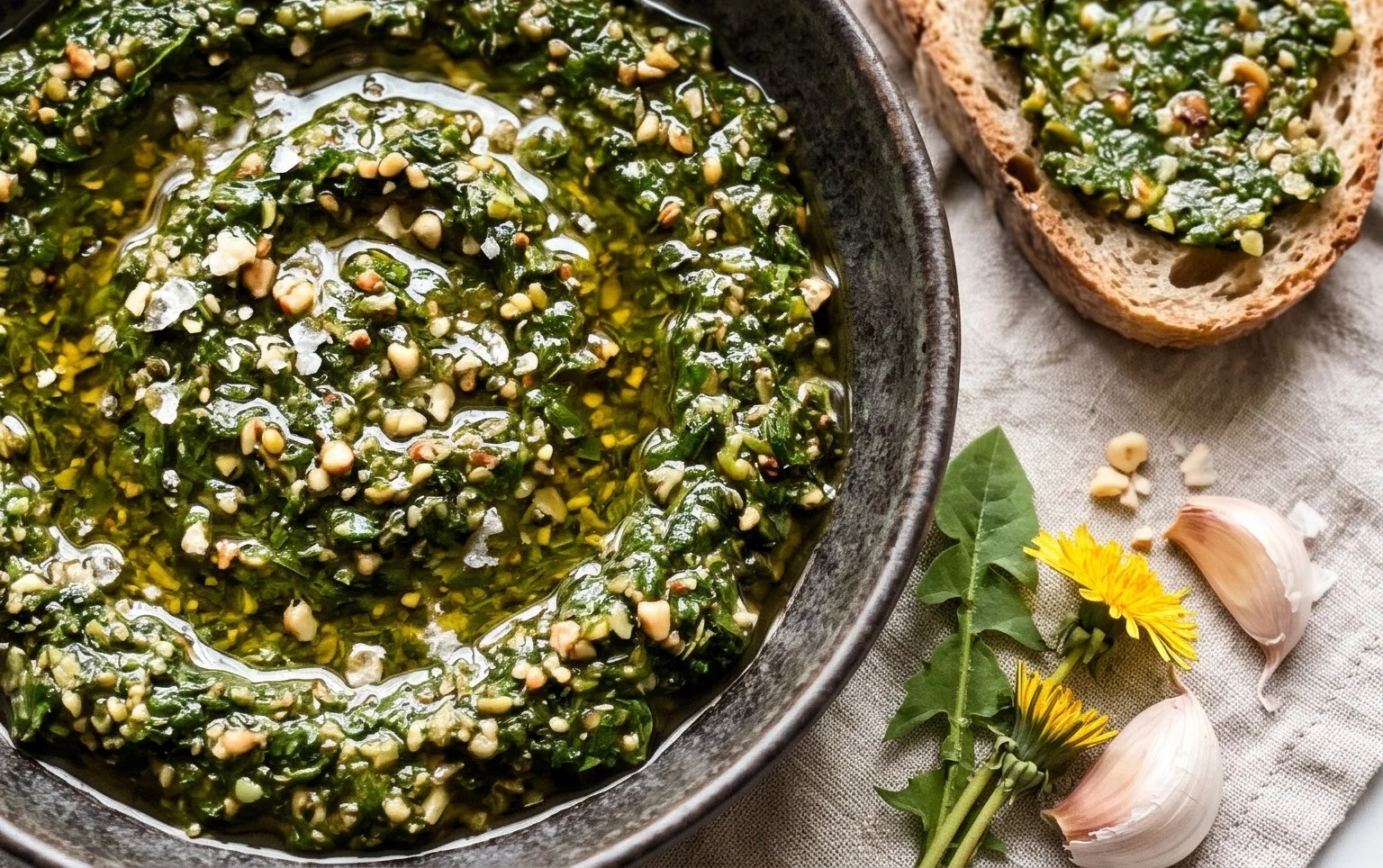 Rezept für Wildkräuter-Würzpaste