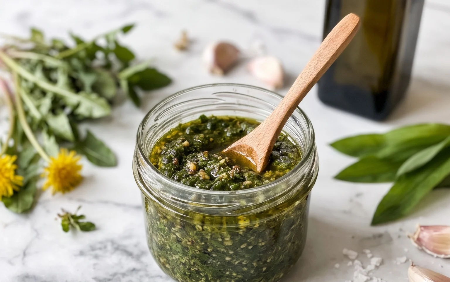 Wildkräuter-Würzpaste: Rezept für frische Frühlingskraft